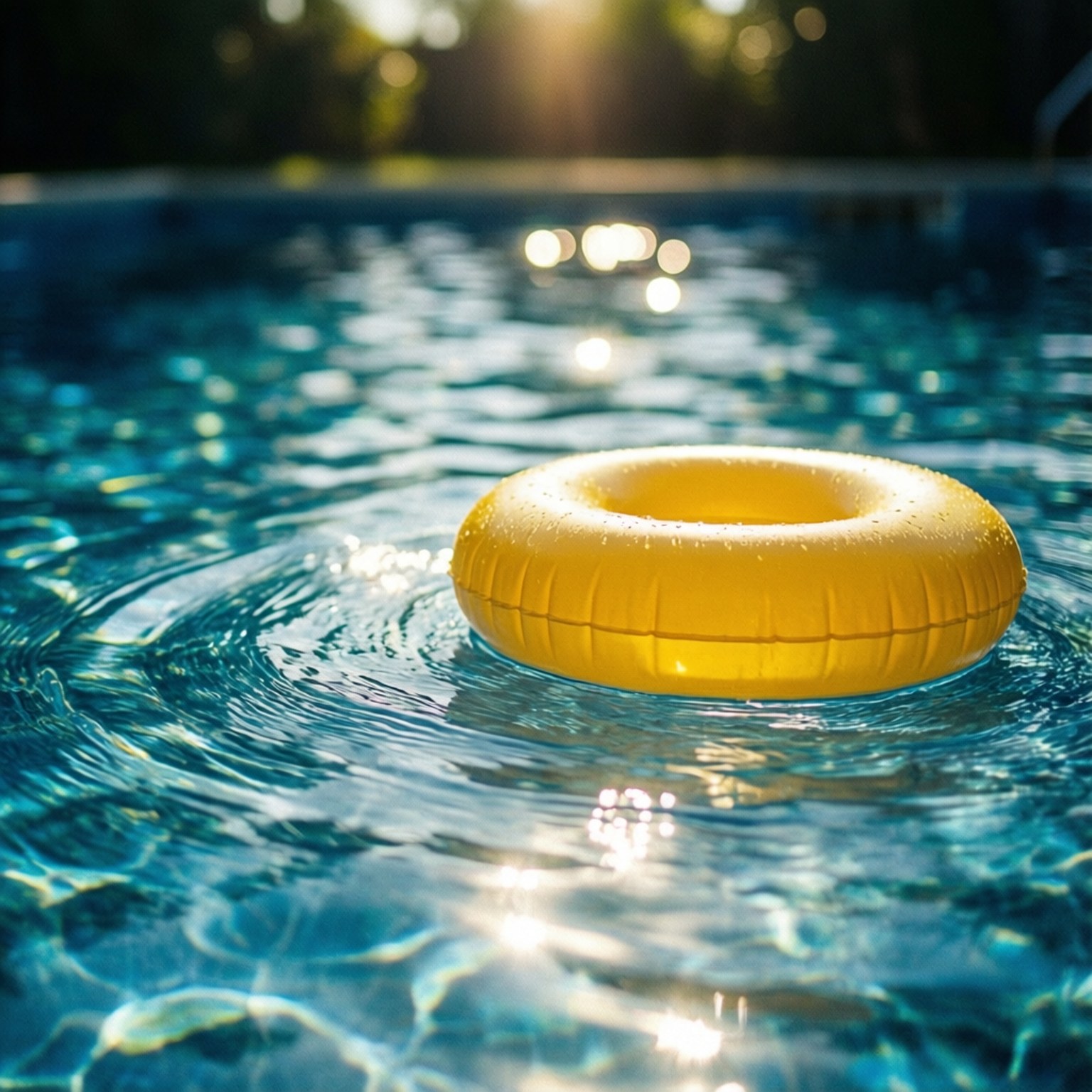 Pool Ripples Floatie by Wallpapers.art Studio