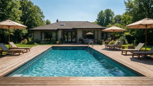 Poolside Modern Home