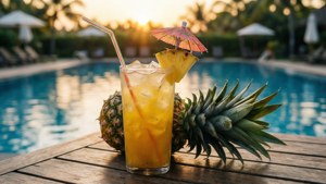 Poolside Pineapple Drink