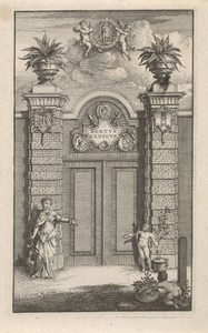 Poort van de Hortus Medicus (Hortus Botanicus) te Amsterdam