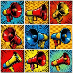 Pop Art Air Horns