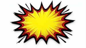 Pop Art Bold Speech Bubble