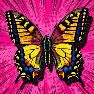 Pop Art Butterfly