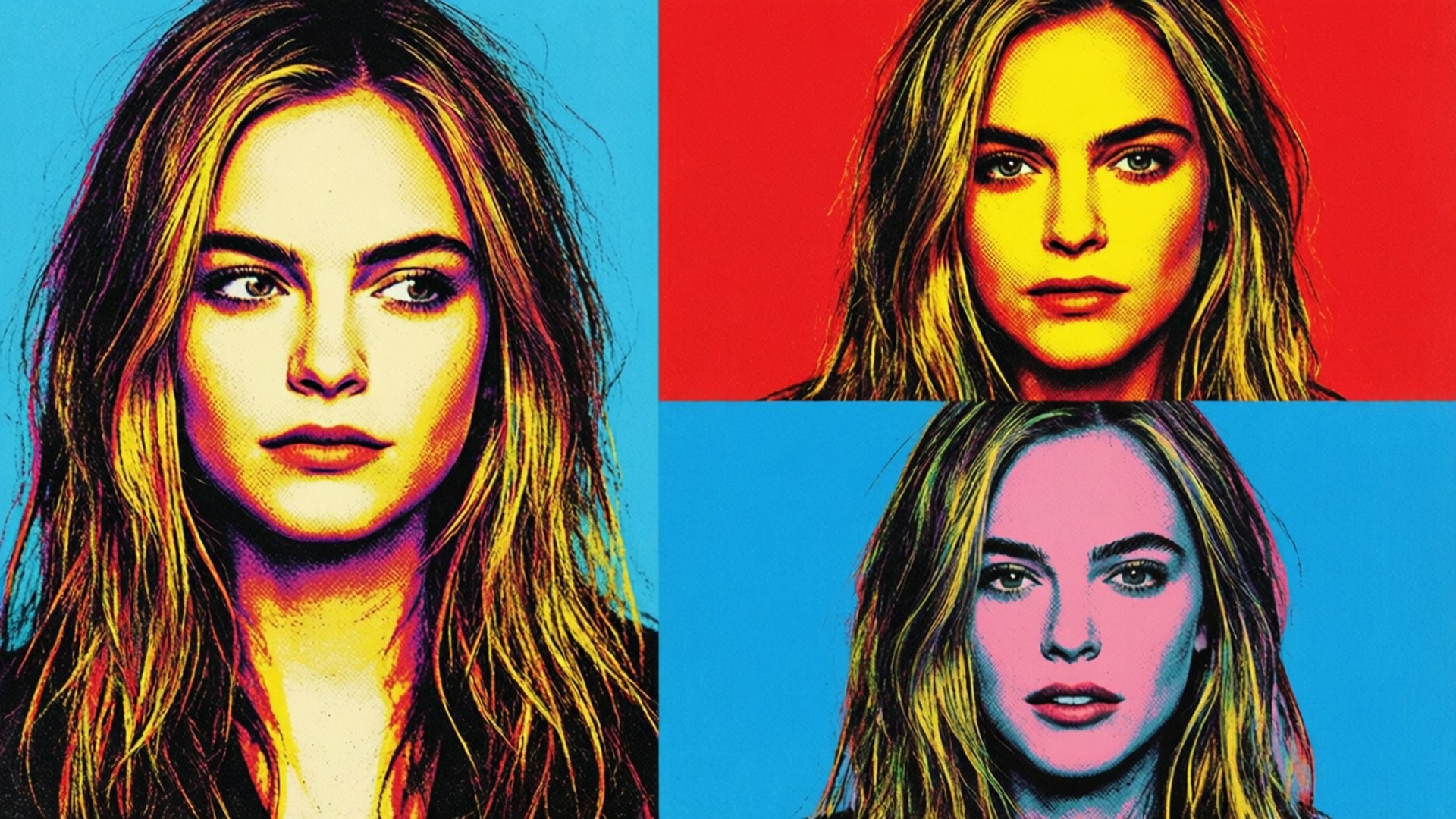 Pop Art Cara by Wallpapers.art Studio
