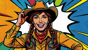 Pop Art Cowgirl