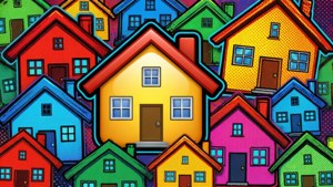 Pop Art House Collage