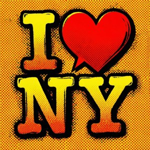 Pop Art I Love NY