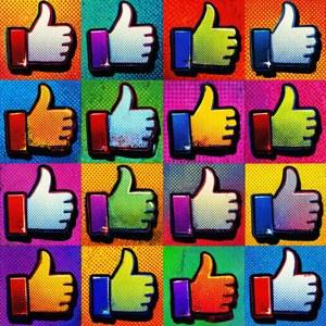 Pop Art Like Grid