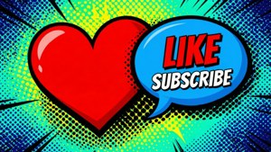 Pop Art Like Subscribe