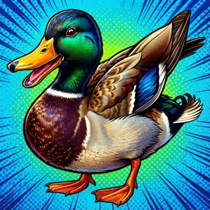 Pop Art Mallard