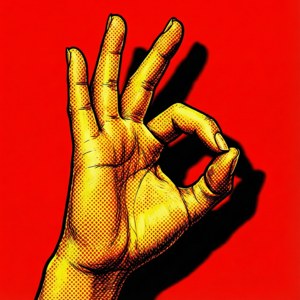 Pop Art OK Hand