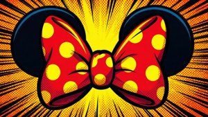 Pop Art Polka Bow