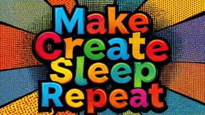 Pop Art Repeat Typography