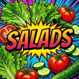 Pop Art Salad Cover