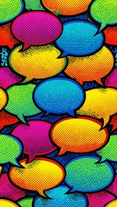 Pop Art SMS Bubbles