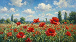Poppy Field Bliss