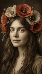 Poppy Vintage Portrait