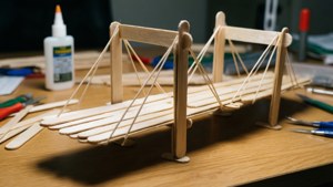 Popsicle Stick Bridge
