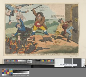 Popular Indignation of John Bull in a Rage