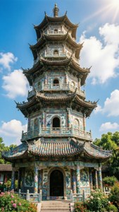 Porcelain Tower Splendor
