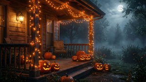 Porch Pumpkin Glow