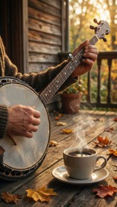 Porch Serenade with Banjo