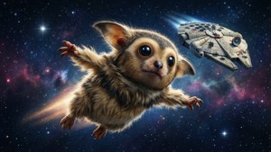 Porg in Space