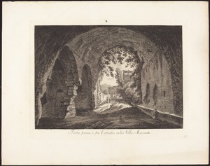 Porta scura o sia entrata nella villa Mecenate