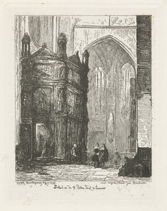 Portaal in de St. Pieters Kerk te Leuven