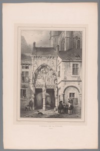 Portaal van de Collegiale kerk Onze-Lieve-Vrouw en Domitianus van Hoei