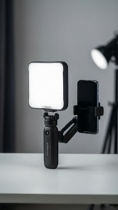 Portable Light with Phone
