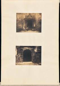 [Portal of private houses, probably Laon]
