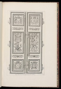 Porte, dans le grand Appartement des Tuilleries.