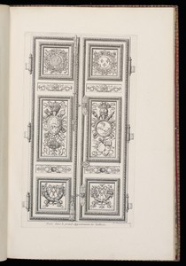 Porte dans le grand Appartement des Tuilleries.