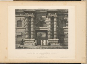 Porte de la Bibliothèque du Roi