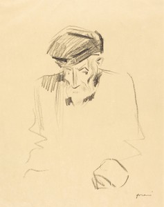Portrait de Renoir (2e planche) (Portrait of Renoir) (second plate)