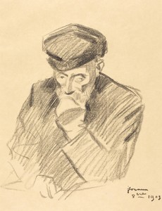 Portrait de Renoir (4e planche) (Portrait of Renoir) (fourth plate)