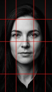 Portrait Grid Red