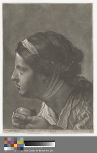 Portrait of a Woman Holding Fruit