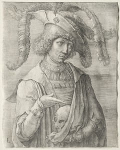 Portrait of a Young Man with a Skull