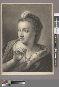 Portrait of a Young Woman with a Feather in Her Hair
