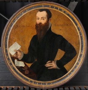 Portrait of Adam Wachendorff, with a Putto Blowing Bubbles