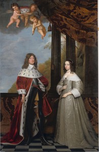Portrait of Friedrich Wilhelm (1620-88), Elector of Brandenburg, and his Wife Louise Henriette (1627-67), Countess of Orange-Nassau