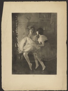 [Portrait of girl and ballerina]