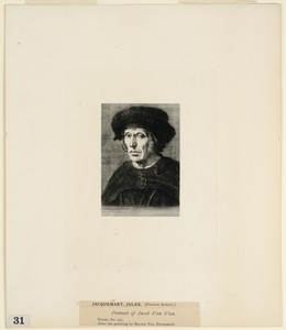 Portrait of Jacob van Vien, from "Etchings of Pictures in the Metropolitan Museum, New York"