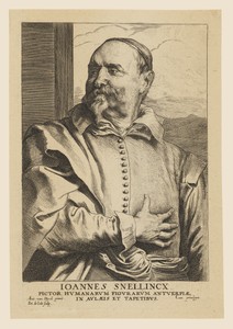 Portrait of Jan Snellinx, from the Icones Principum Virorum