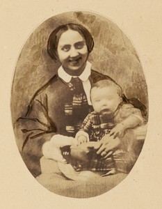 [Portrait of Marie Devéria with her son]