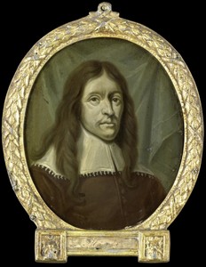 Portrait of Simon Abbes Gabbema, Historian of Friesland in Leeuwarden