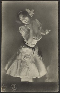 [Portrait of woman in white dress]