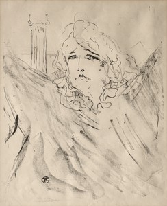 Portraits of Actors and Actresses: Thirteen Lithographs: Sarah Bernhardt